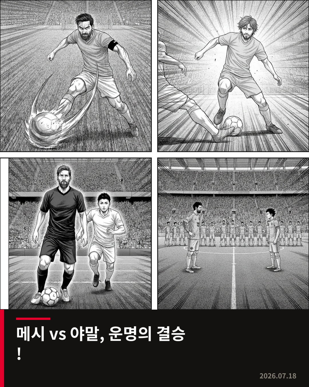 메시, 월드컵 결승에서 야말과 대결…아르헨티나의 새 역사 쓰나
