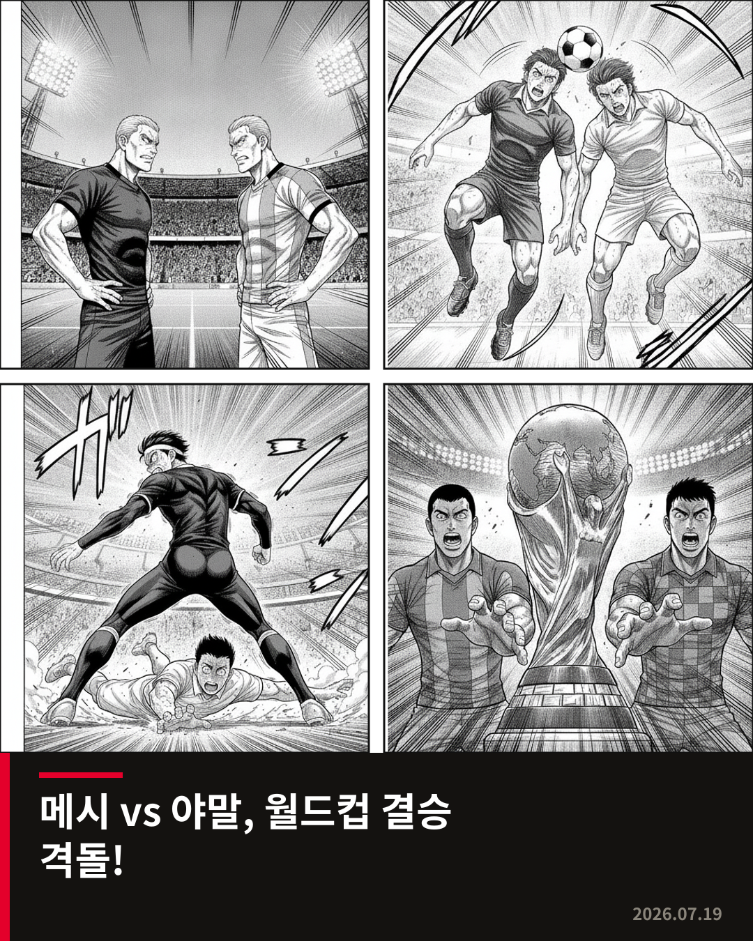 아르헨티나 대 스페인, 북중미 월드컵 결승전 격돌