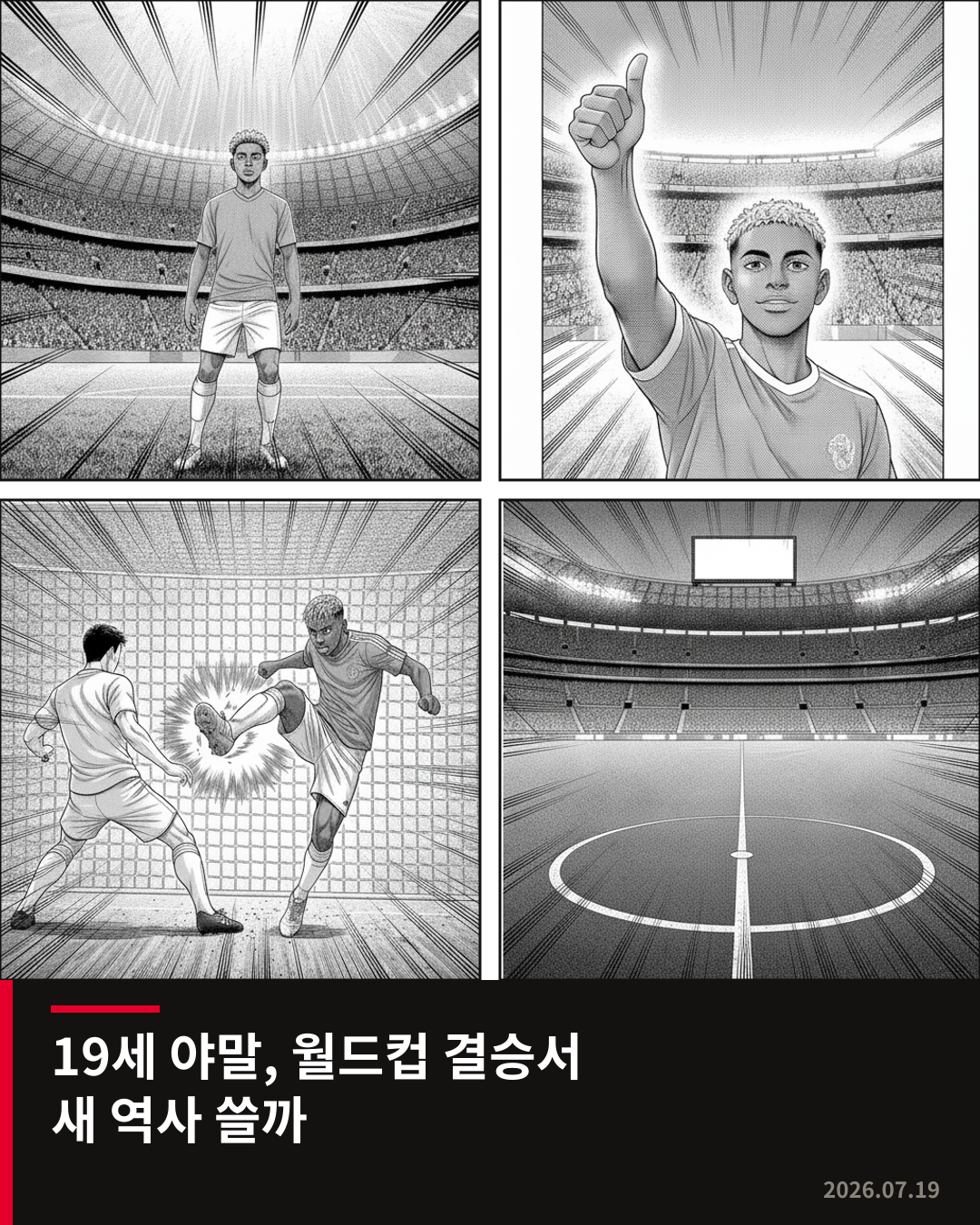 라민 야말, 월드컵 결승전에서 전설 등극 노린다
