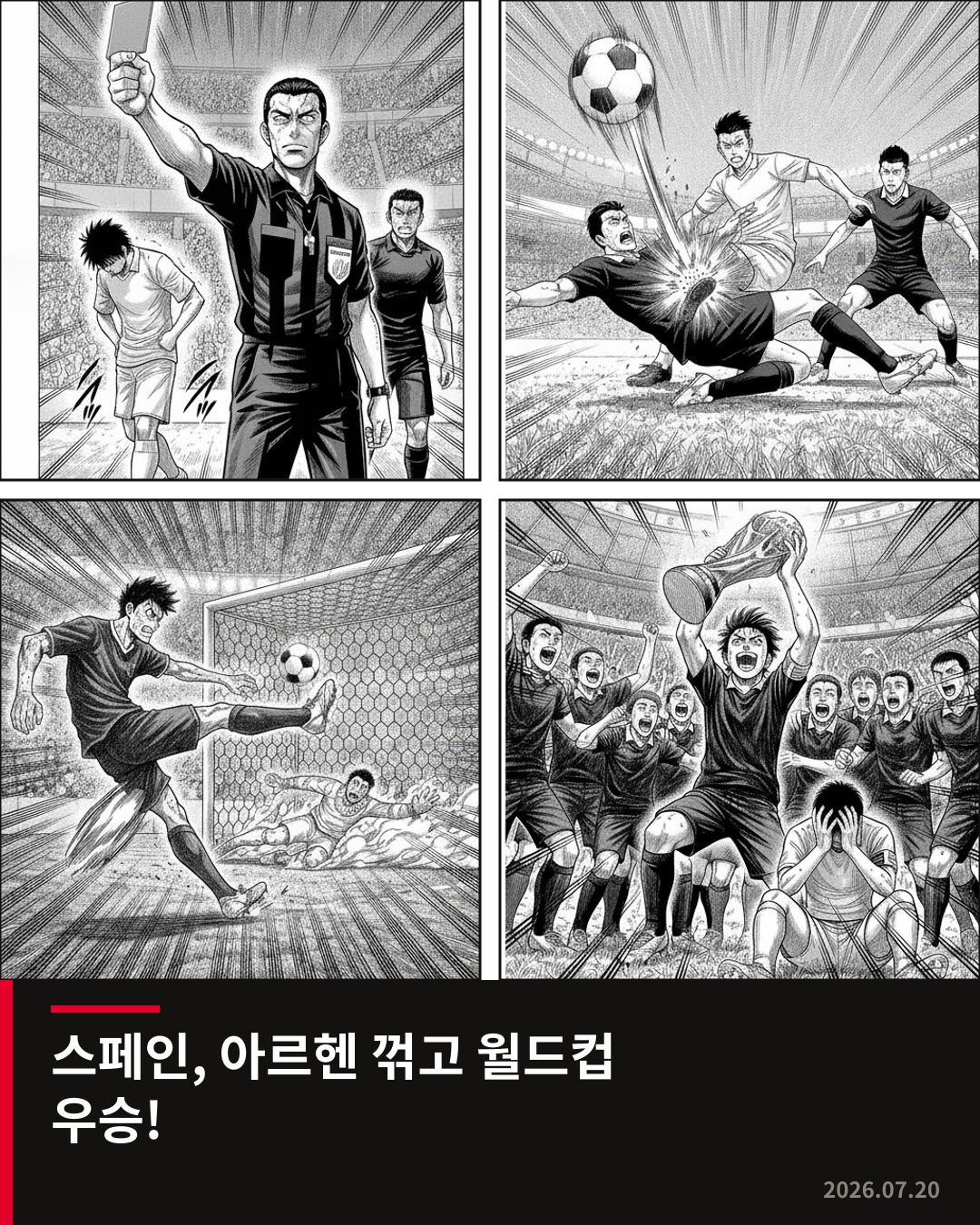 스페인, 아르헨티나 꺾고 월드컵 우승…토레스 결승골 폭발