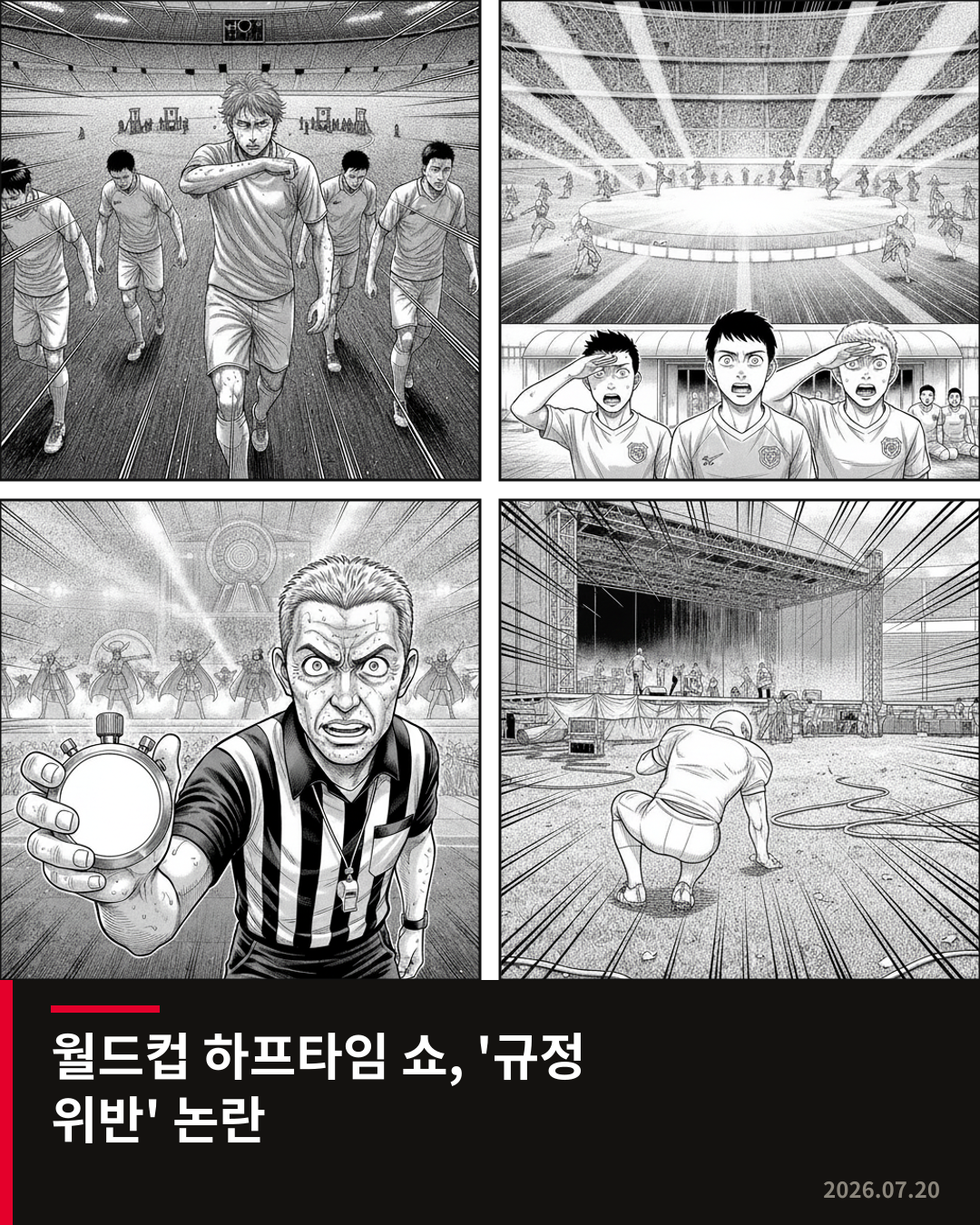 월드컵 하프타임 쇼, 규정 위반 논란 속 팝스타 총출동