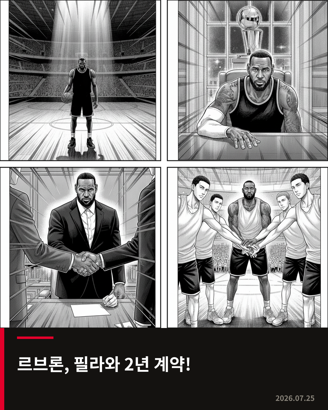 르브론 제임스, 필라델피아 76ers와 2년 계약 체결